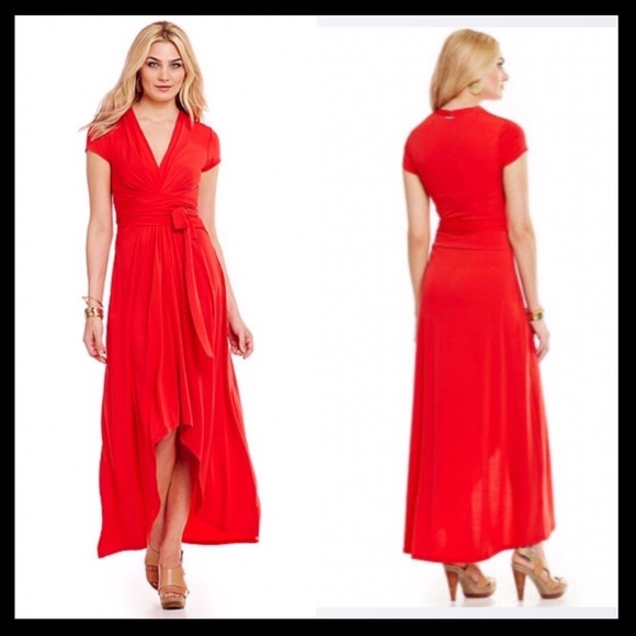 NWT Michael Kors V-Neck Wrap Dress - Picture 3 of 6